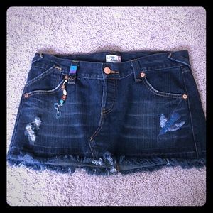 Blue jean skirt
